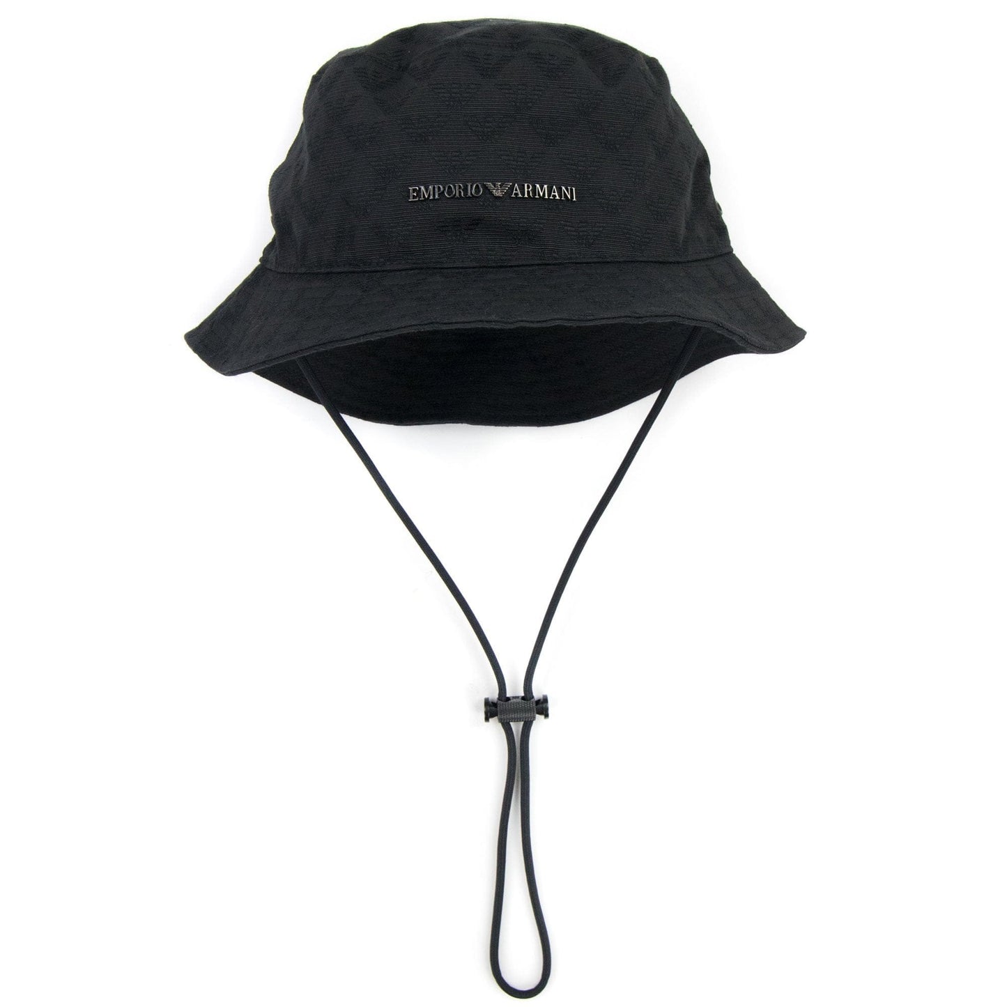 Emporio Armani Eagle Jacquard Hat Black