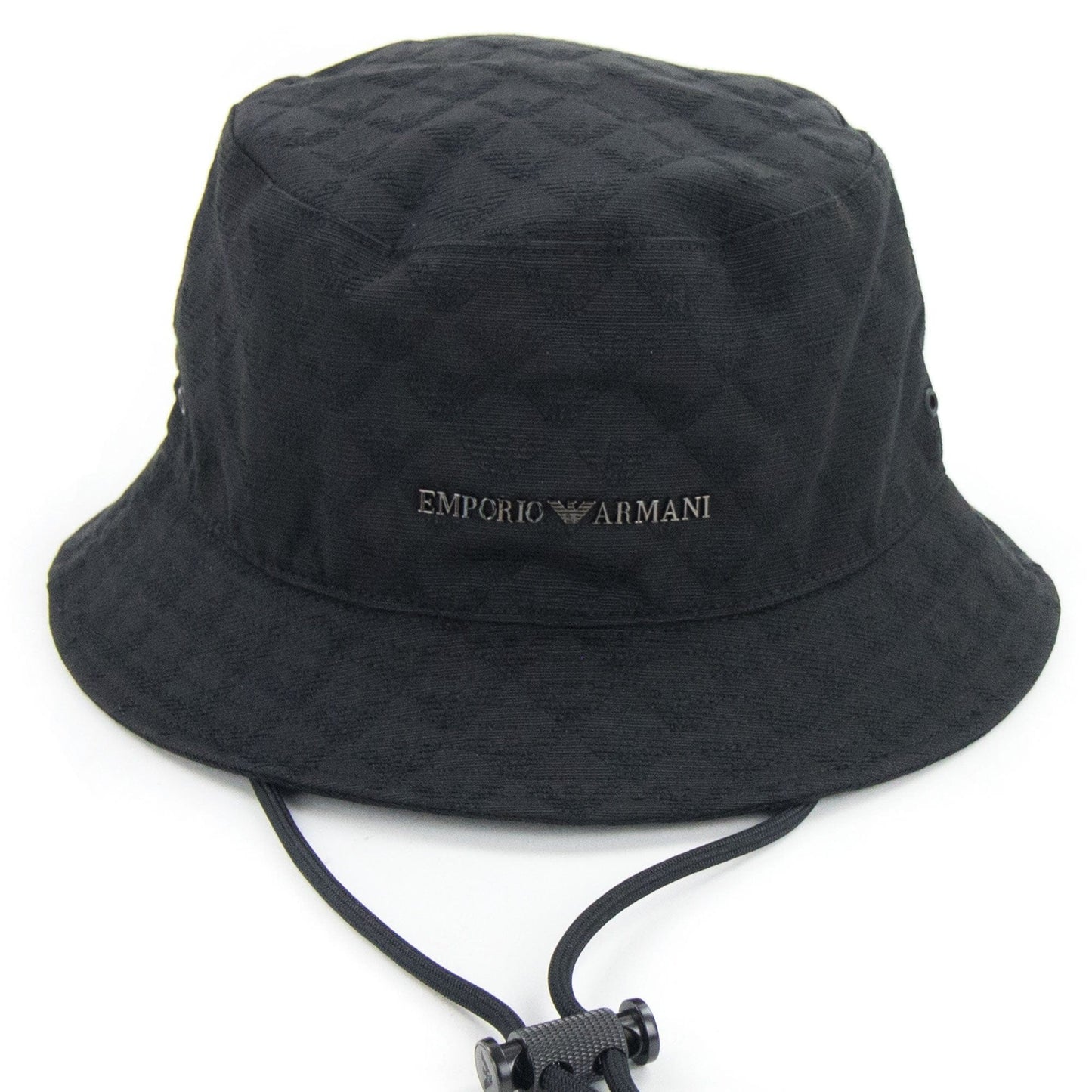 Emporio Armani Eagle Jacquard Hat Black