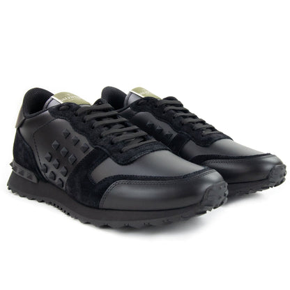 Valentino Rockrunner Trainers Black N01