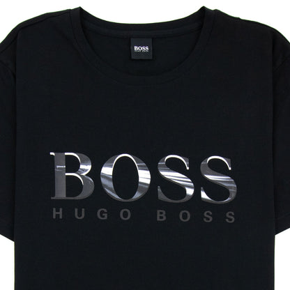 Hugo Boss Tee 3 Logo T Shirt Black 001