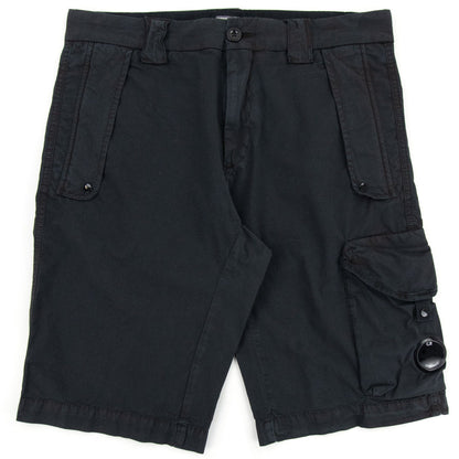 Cp Company Bermuda Cargo Lens Shorts Black 999
