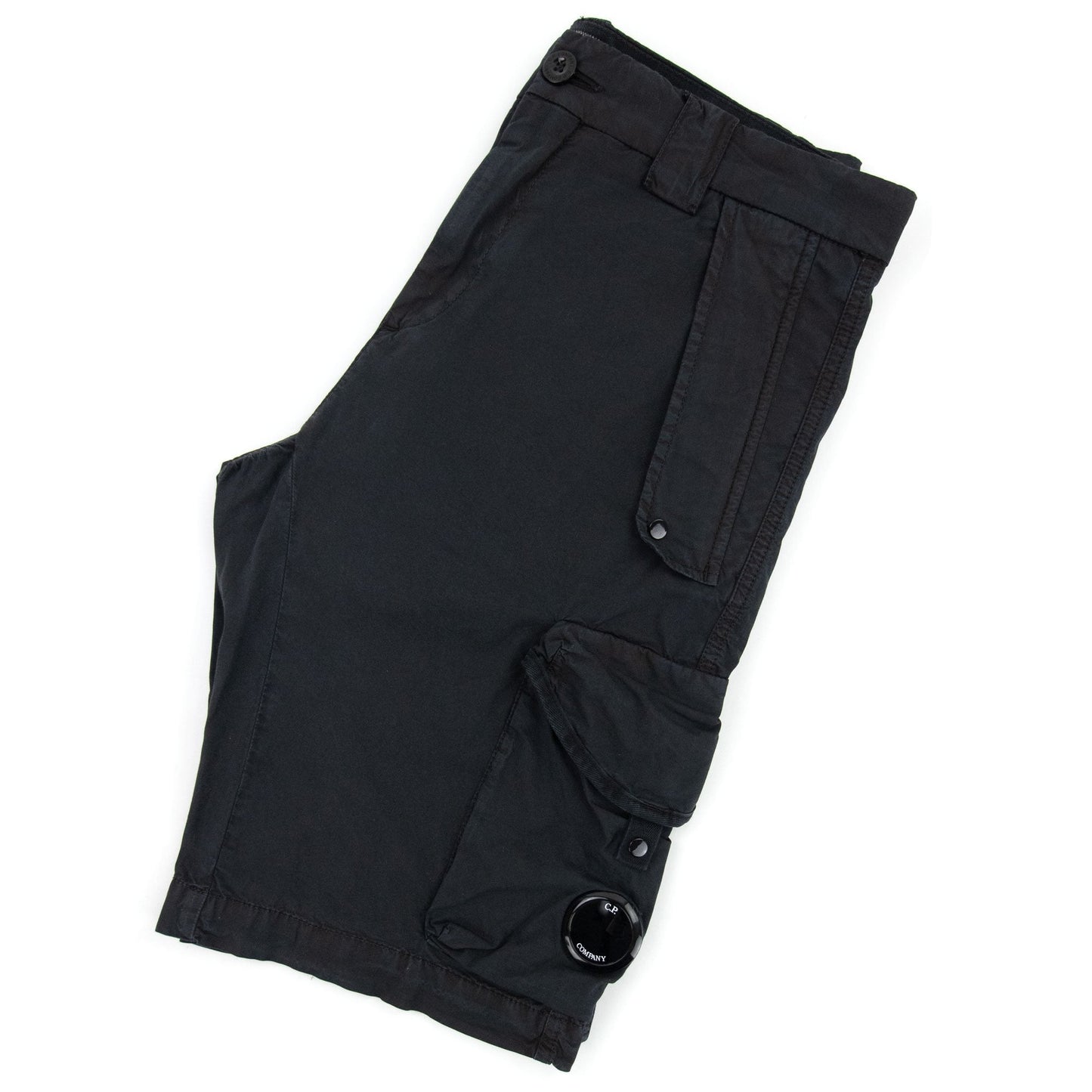 Cp Company Bermuda Cargo Lens Shorts Black 999