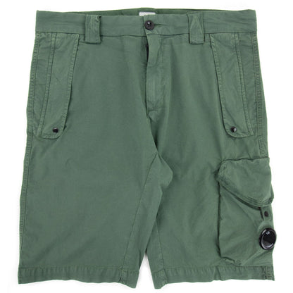 Cp Company Bermuda Cargo Lens Shorts Green 668