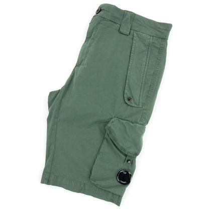 Cp Company Bermuda Cargo Lens Shorts Green 668
