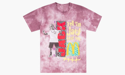 TRAVIS SCOTT X MCDONALDS JACK SMILE T-SHIRT BERRY
