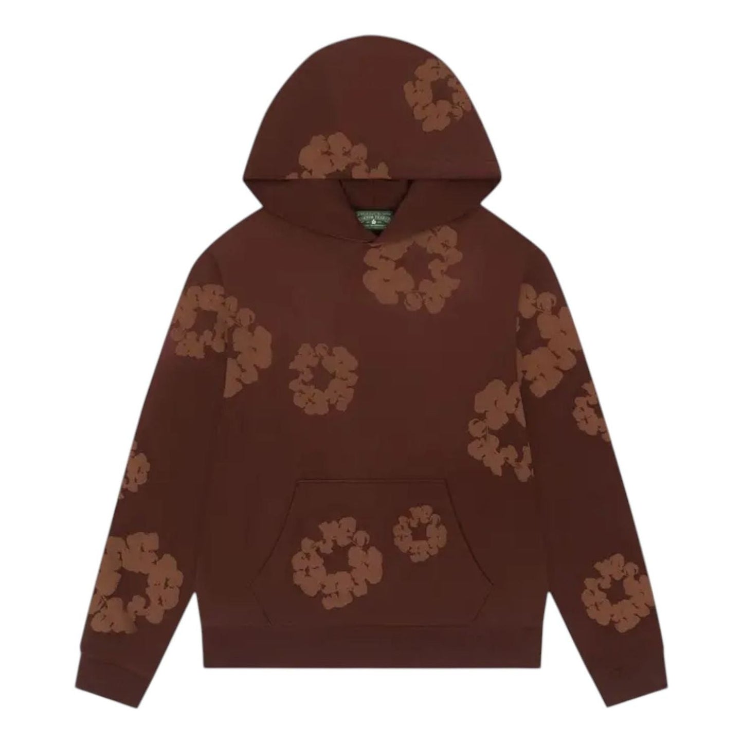 Denim Tears Mono Cotton Wreath Hoodie 'Brown' SS25THD0643