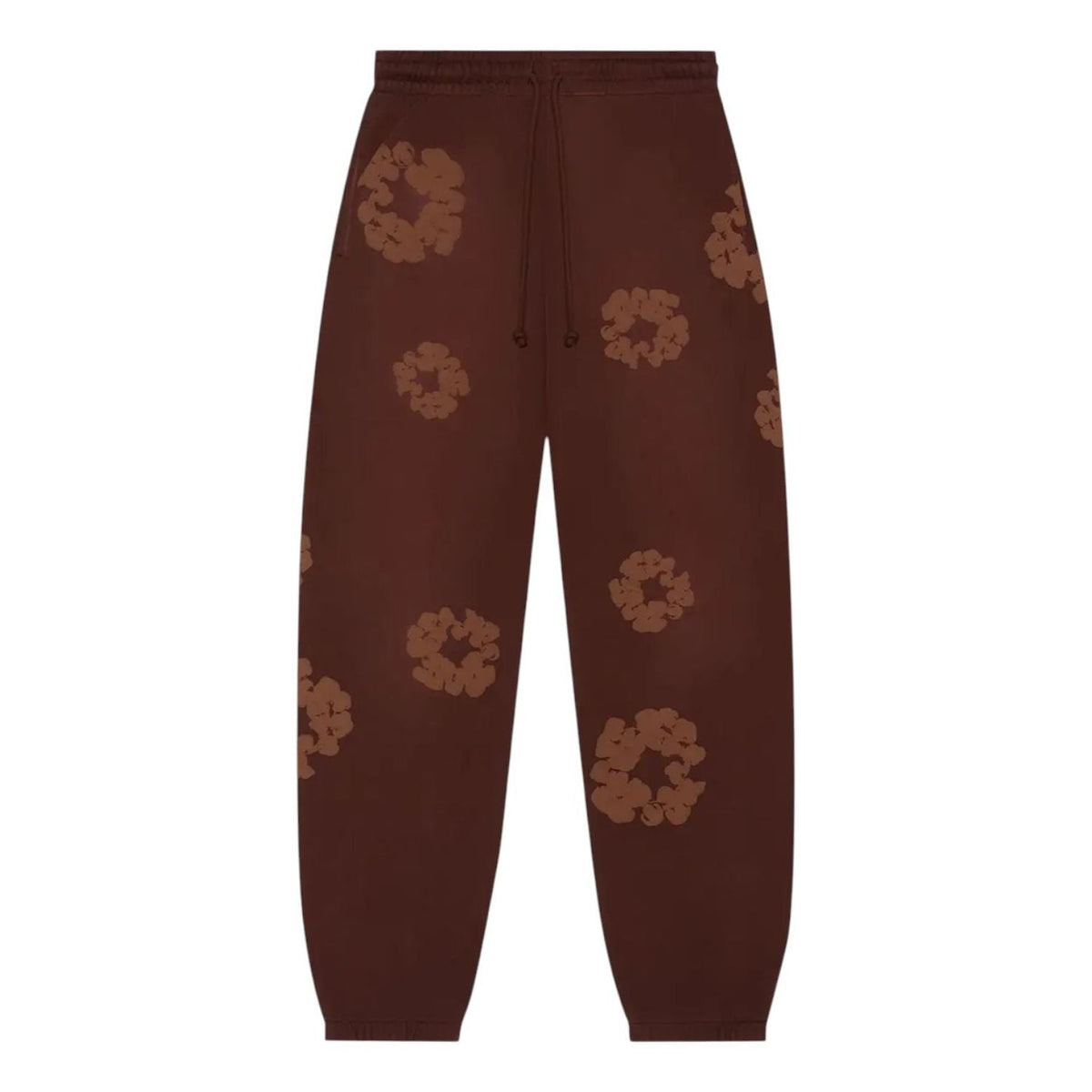 Denim Tears Mono Cotton Wreath Sweatpants 'Brown' SS25BAS0623