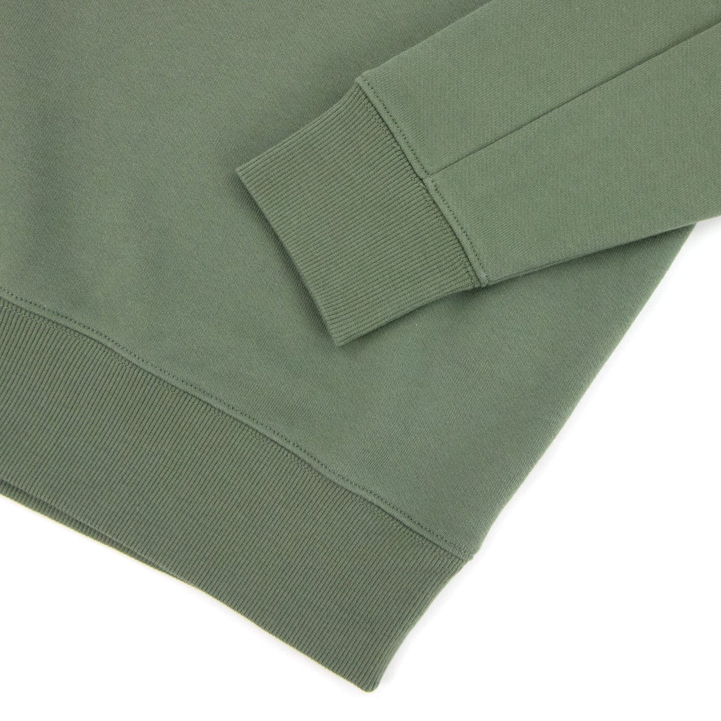 Cp Company Diagonal Raised Fleece Lens Crew Sweatshirt Green 668