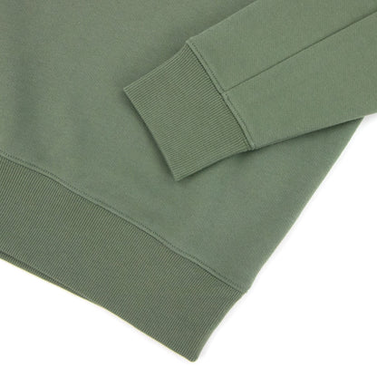 Cp Company Diagonal Raised Fleece Lens Crew Sweatshirt Green 668