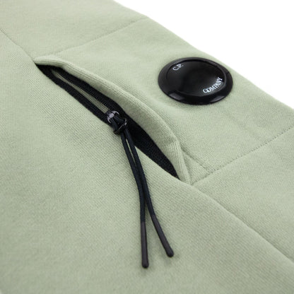 Cp Company Diagonal Raised Fleece Lens Crew Sweatshirt Light Green 631