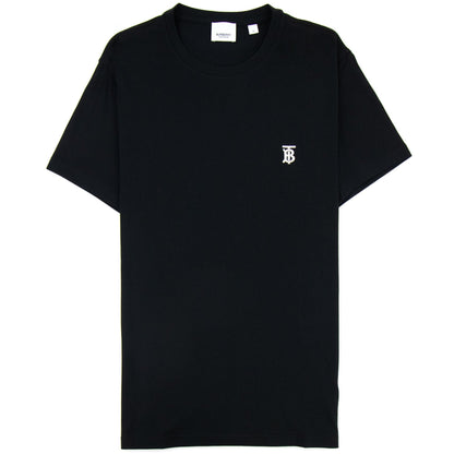 Burberry Monogram Motif Cotton T-shirt Black