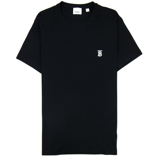 Burberry Monogram Motif Cotton T-shirt Black