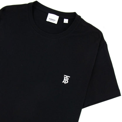 Burberry Monogram Motif Cotton T-shirt Black