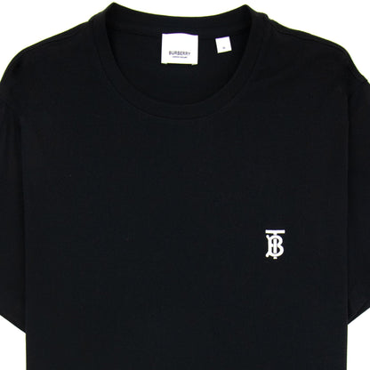 Burberry Monogram Motif Cotton T-shirt Black