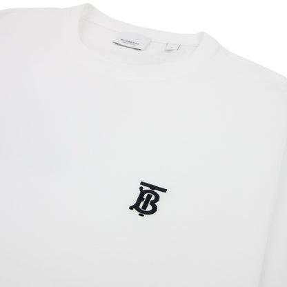 Burberry Monogram Motif Cotton T-shirt White