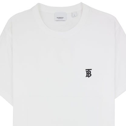 Burberry Monogram Motif Cotton T-shirt White