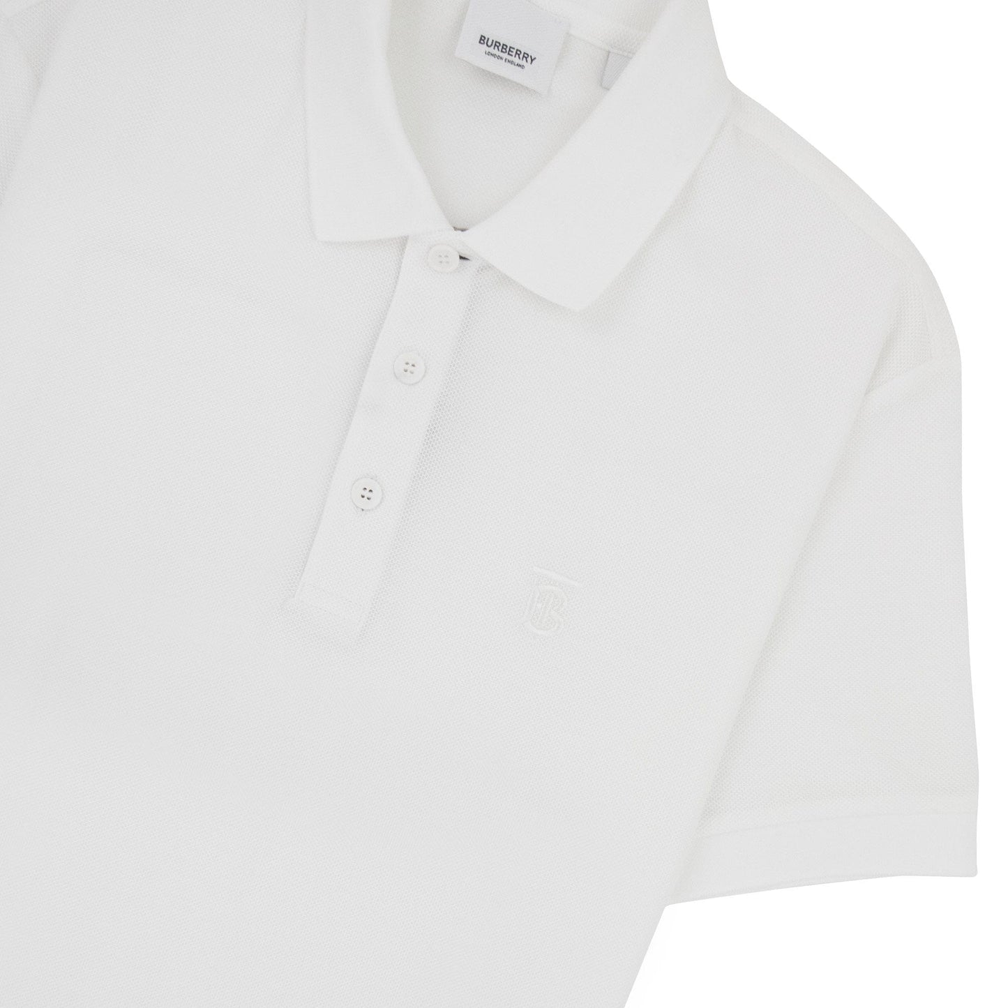 Burberry Monogram Motif Cotton Piqu? Polo Shirt