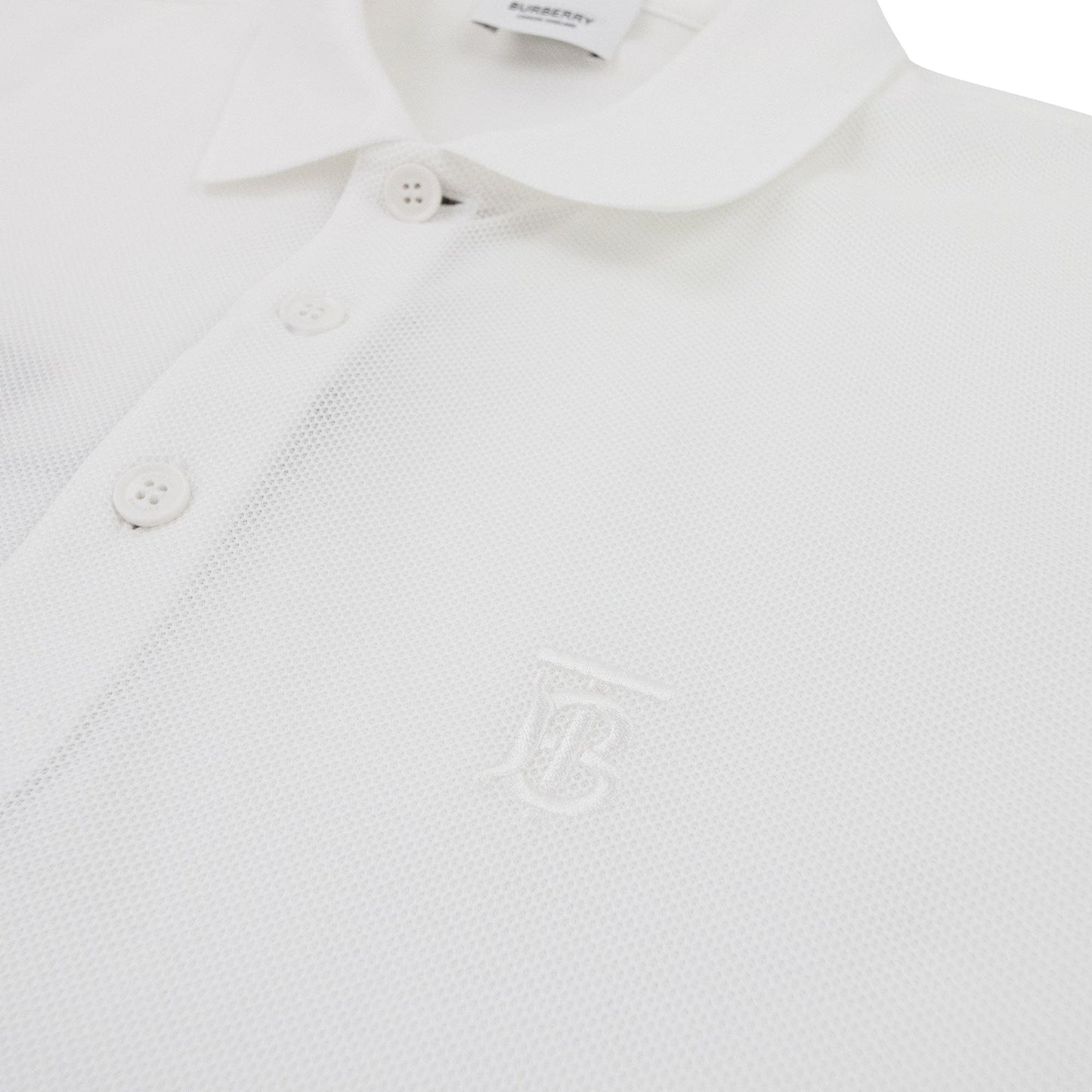Burberry Monogram Motif Cotton Piqu? Polo Shirt