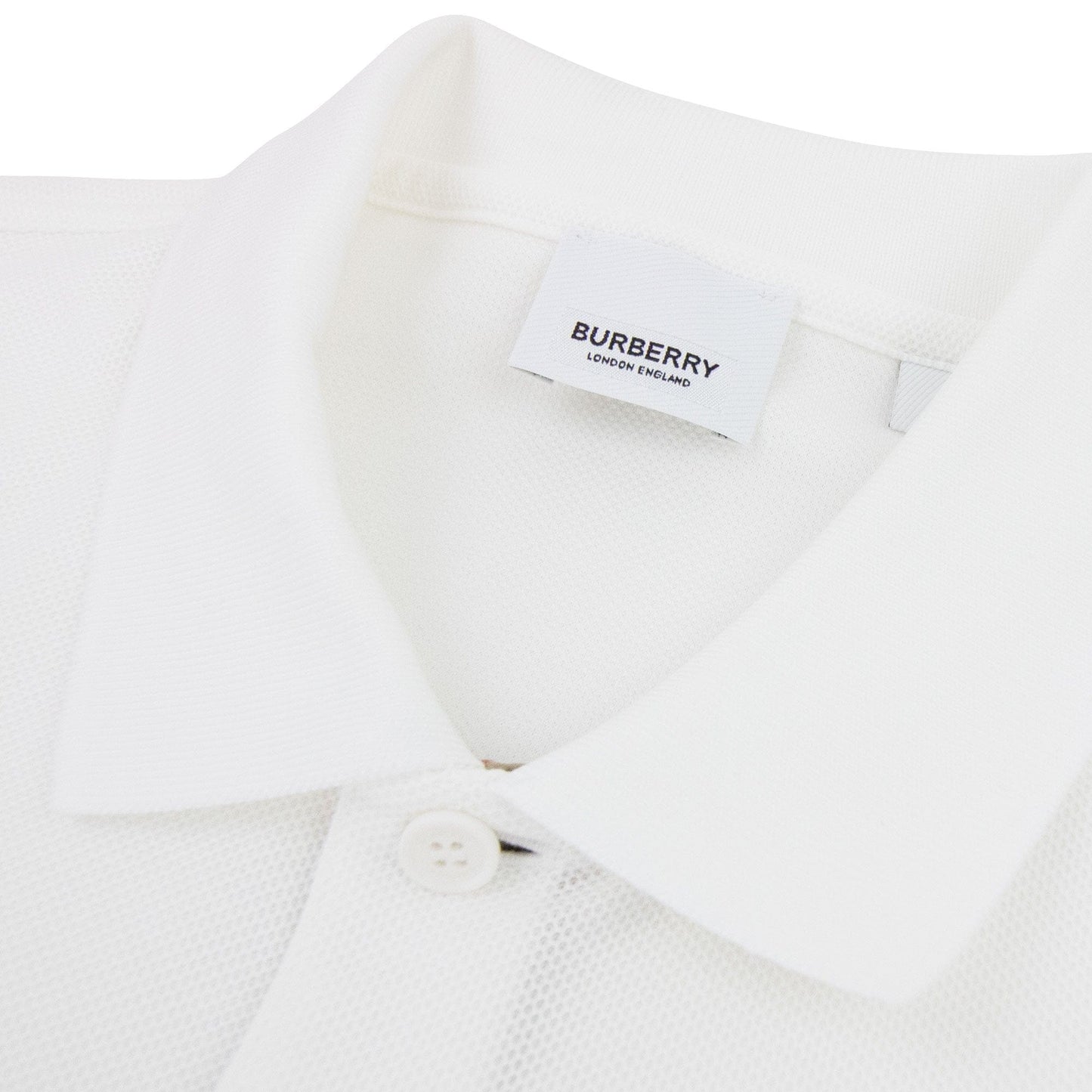 Burberry Monogram Motif Cotton Piqu? Polo Shirt