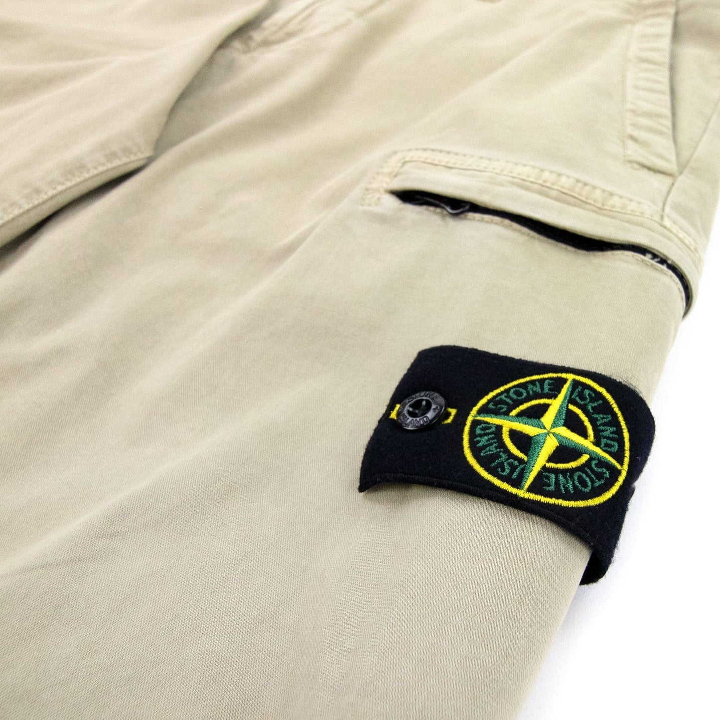 Stone Island Cargo Trousers Slim Fit Beige V0195