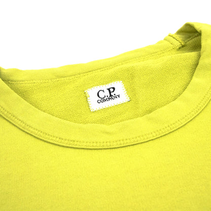 Cp Company Light Fleece Lens Crew Sweatshirt Mustard 328