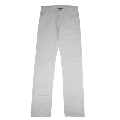 Armani Jeans Gabardine Stretch Bianco Ottico