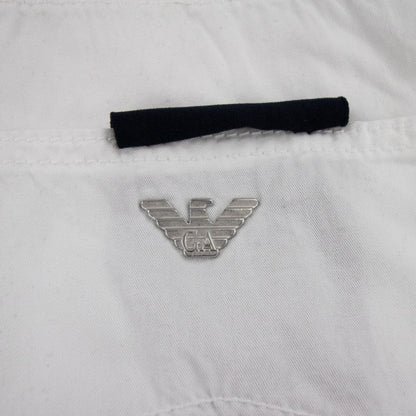 Armani Jeans Gabardine Stretch Bianco Ottico