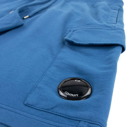Cp Company Lens Sweat Shorts Turquoise 870