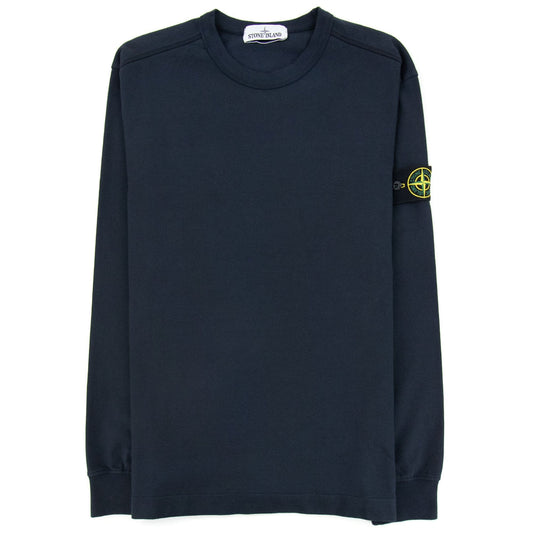 Stone Island Straight Light Weight Crewneck Sweat Navy V0020