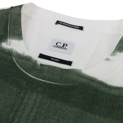 Cp Company Metropolis Digital Print T Shirt Green 668