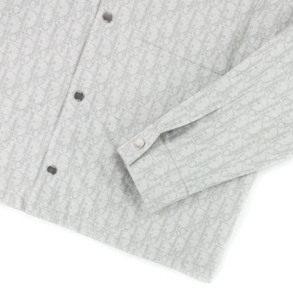 Christian Dior Dior Oblique Jacquard Overshirt Light Grey