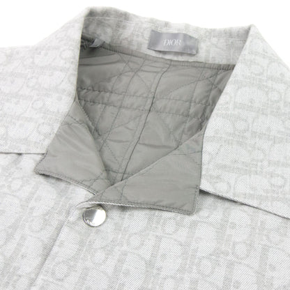 Christian Dior Dior Oblique Jacquard Overshirt Light Grey