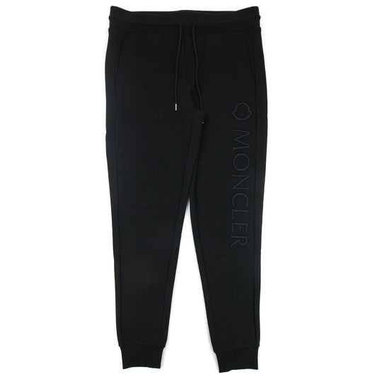 Moncler Embriodered Logo Joggers Black 999