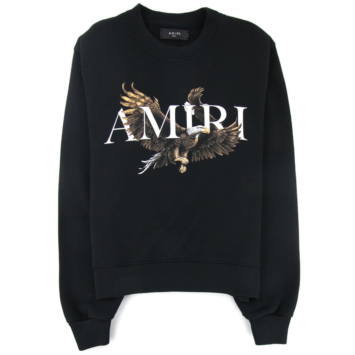 Amiri Eagle Logo Crewneck Sweatshirt Black