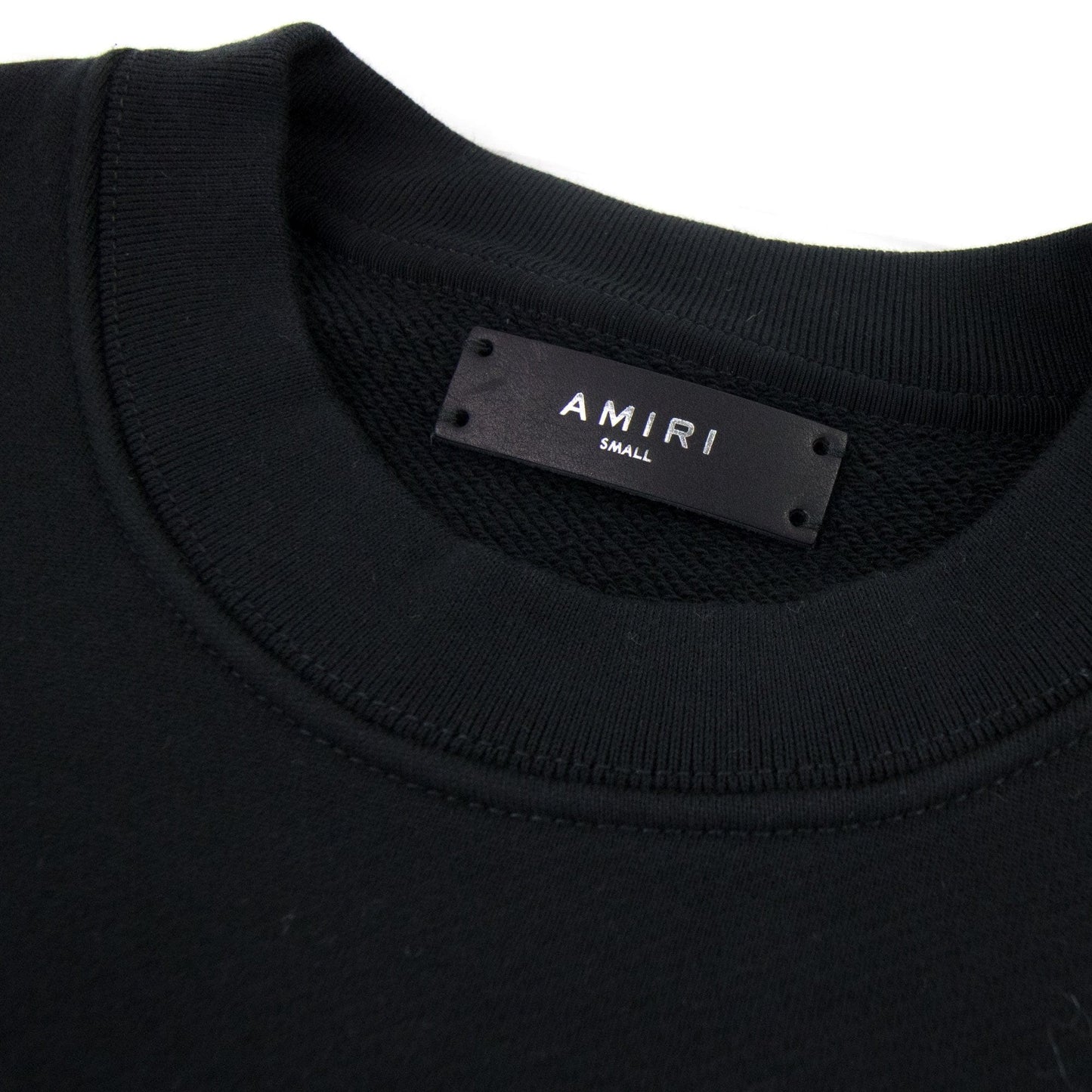 Amiri Eagle Logo Crewneck Sweatshirt Black