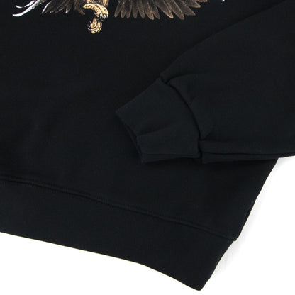 Amiri Eagle Logo Crewneck Sweatshirt Black
