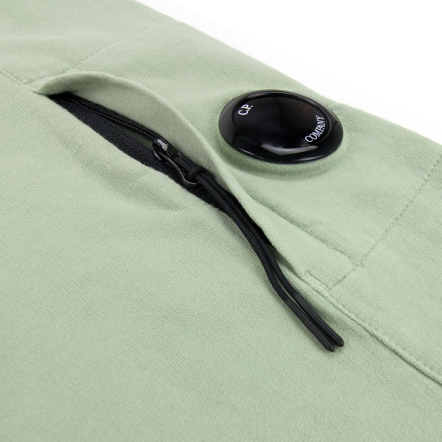 CP Company Light Fleece Hooded Sweatshirt Sage 631