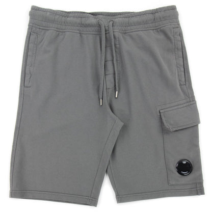 Cp Company Lens Sweat Shorts Gargoyle 938