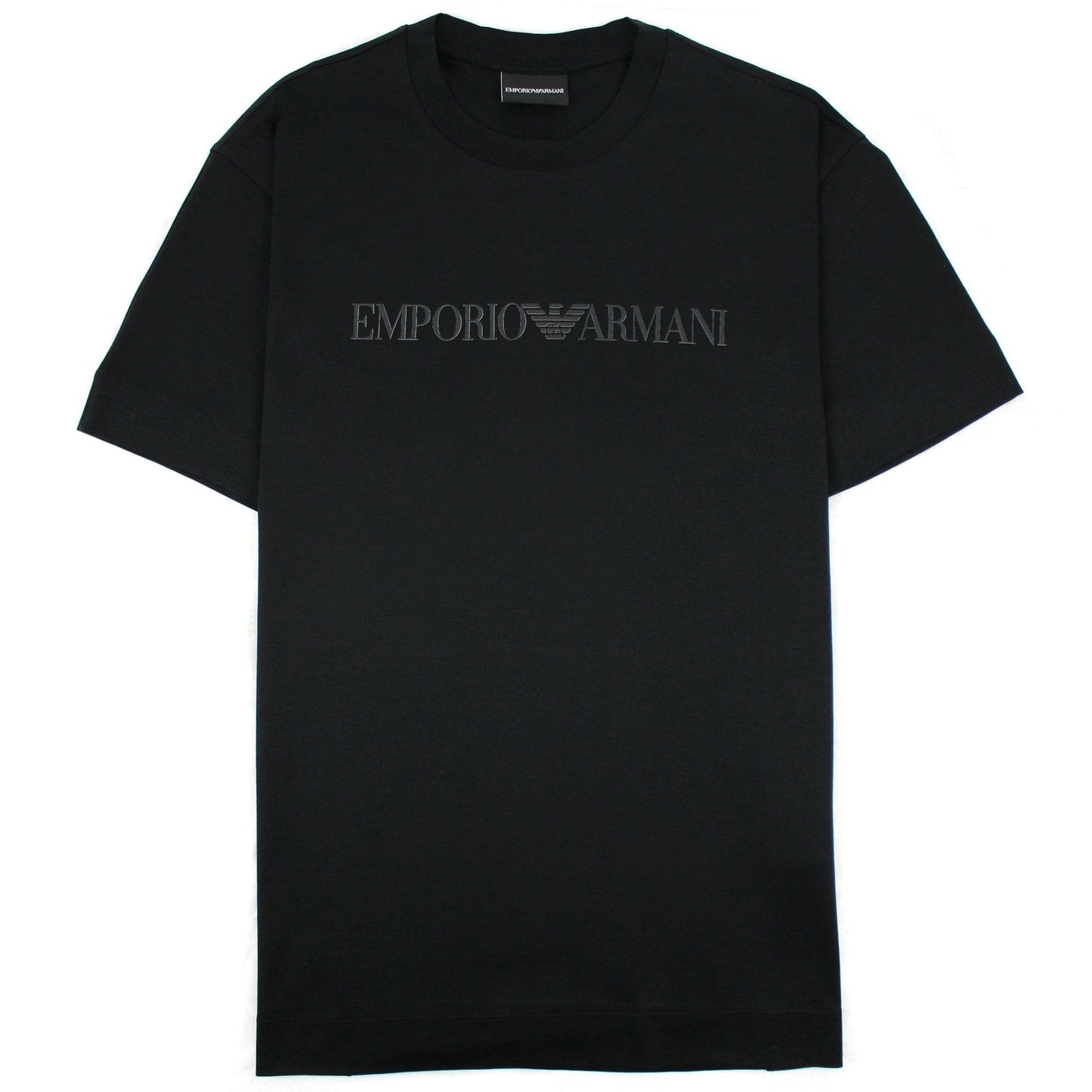 Emporio Armani Tencel Blend T-shirt Black