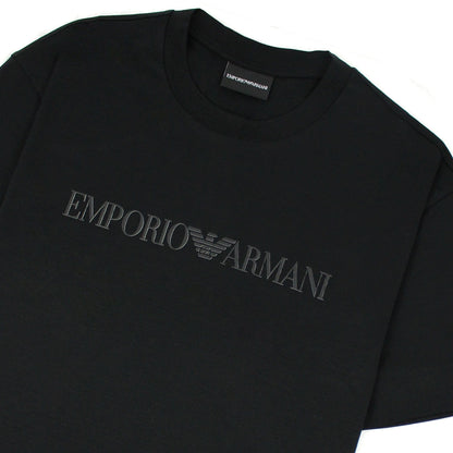 Emporio Armani Tencel Blend T-shirt Black