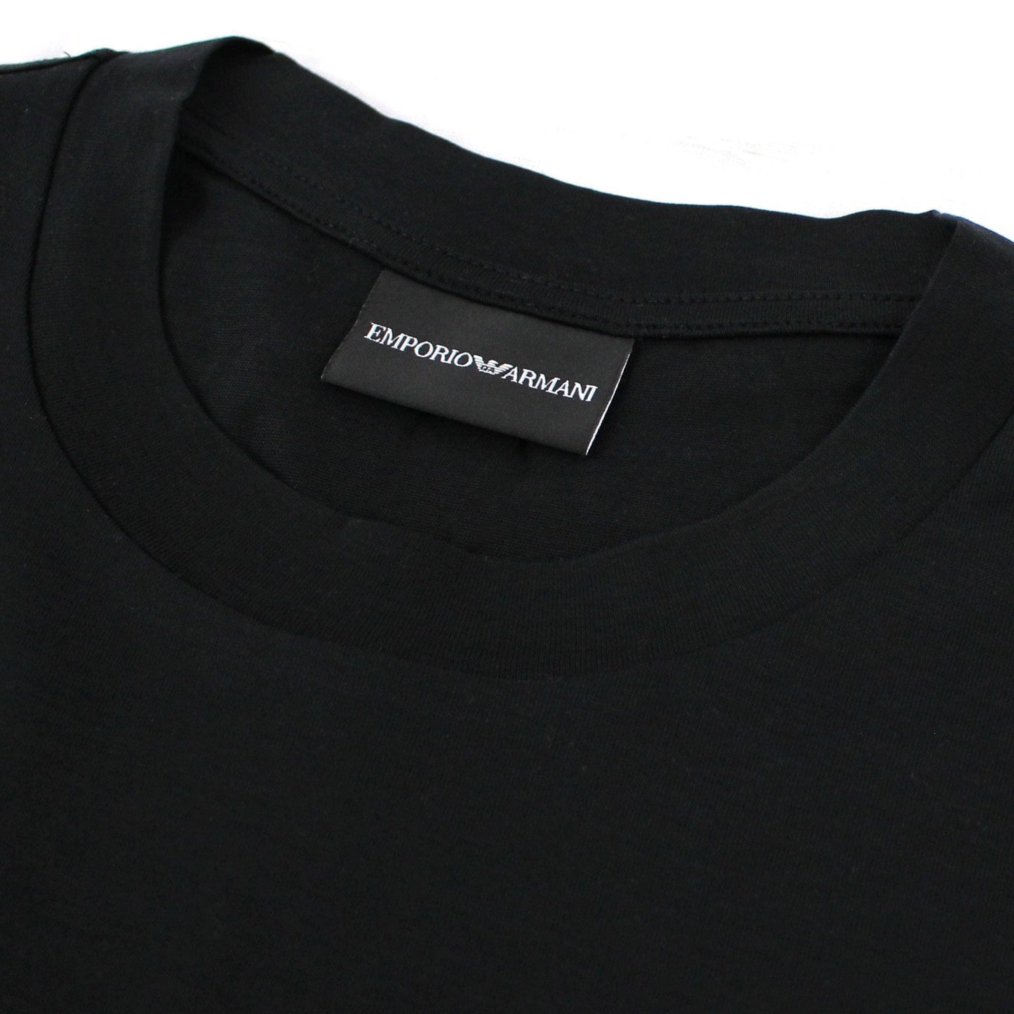 Emporio Armani Tencel Blend T-shirt Black