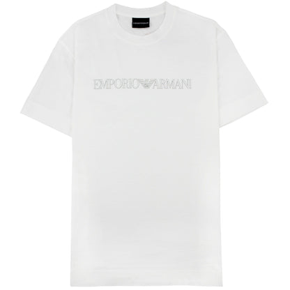 Emporio Armani Tencel Blend T-shirt Bianco