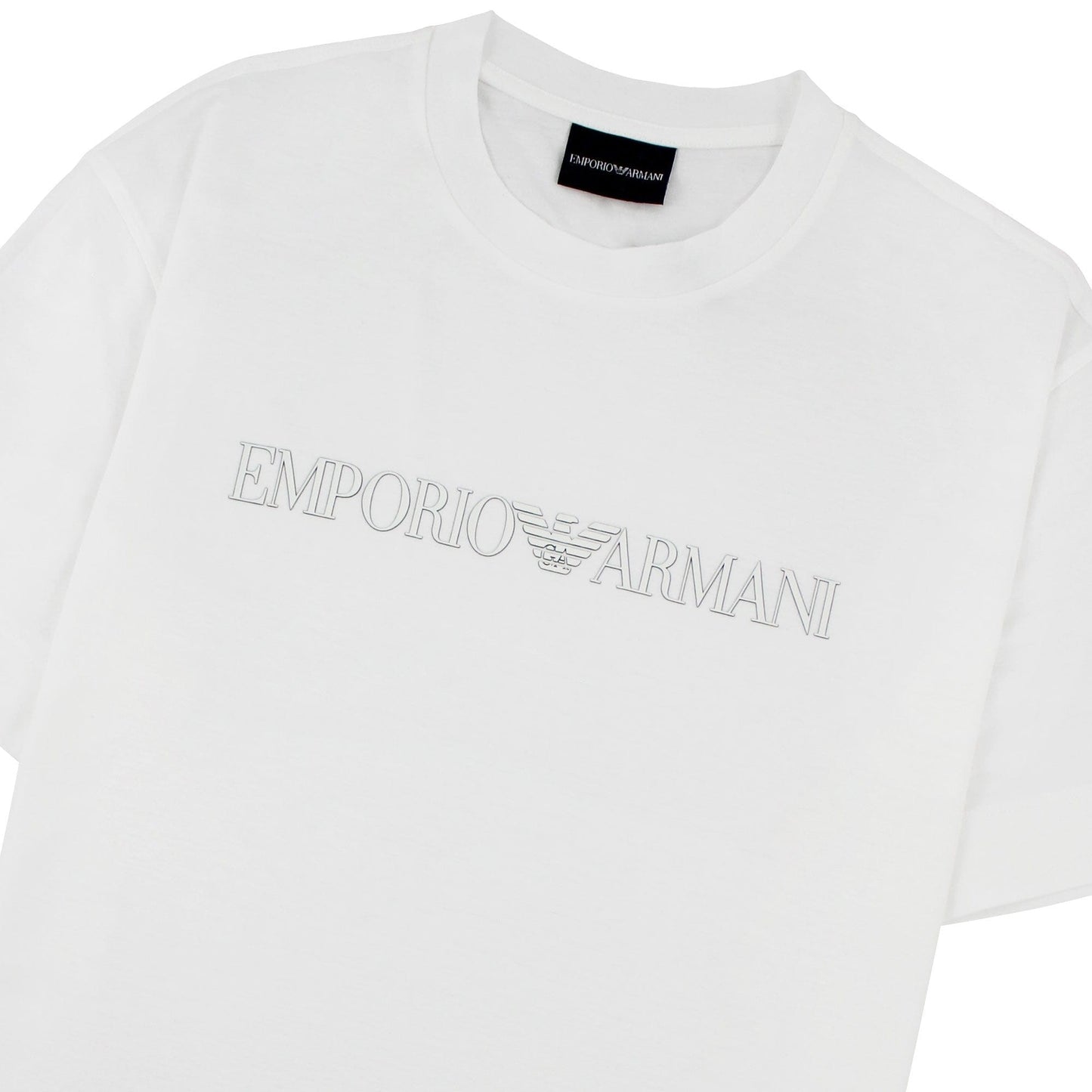 Emporio Armani Tencel Blend T-shirt Bianco