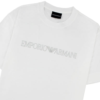 Emporio Armani Tencel Blend T-shirt Bianco