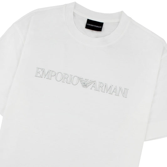 Emporio Armani Tencel Blend T-shirt Bianco