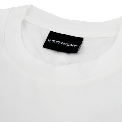 Emporio Armani Tencel Blend T-shirt Bianco