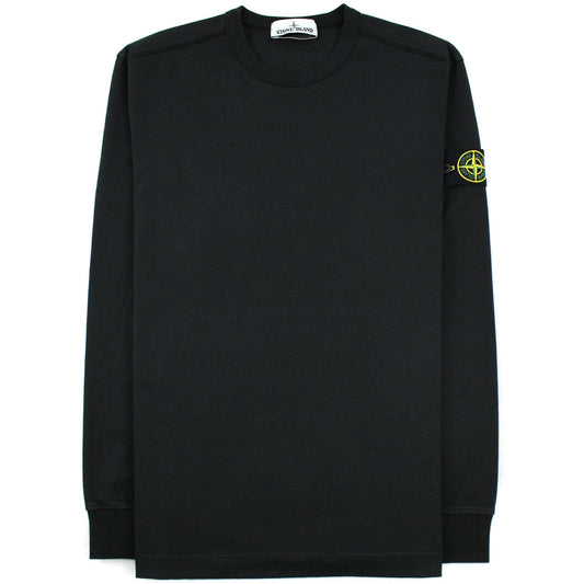 Stone Island Straight Light Weight Crewneck Sweat Black V0029