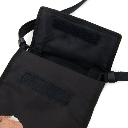 Palm Angels Bear Pocket Nylon Bag Black