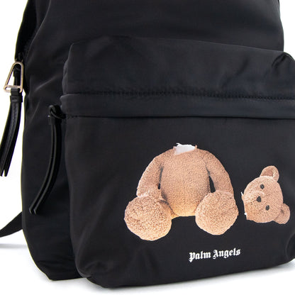 Palm Angels Printed Bear Backpack Black