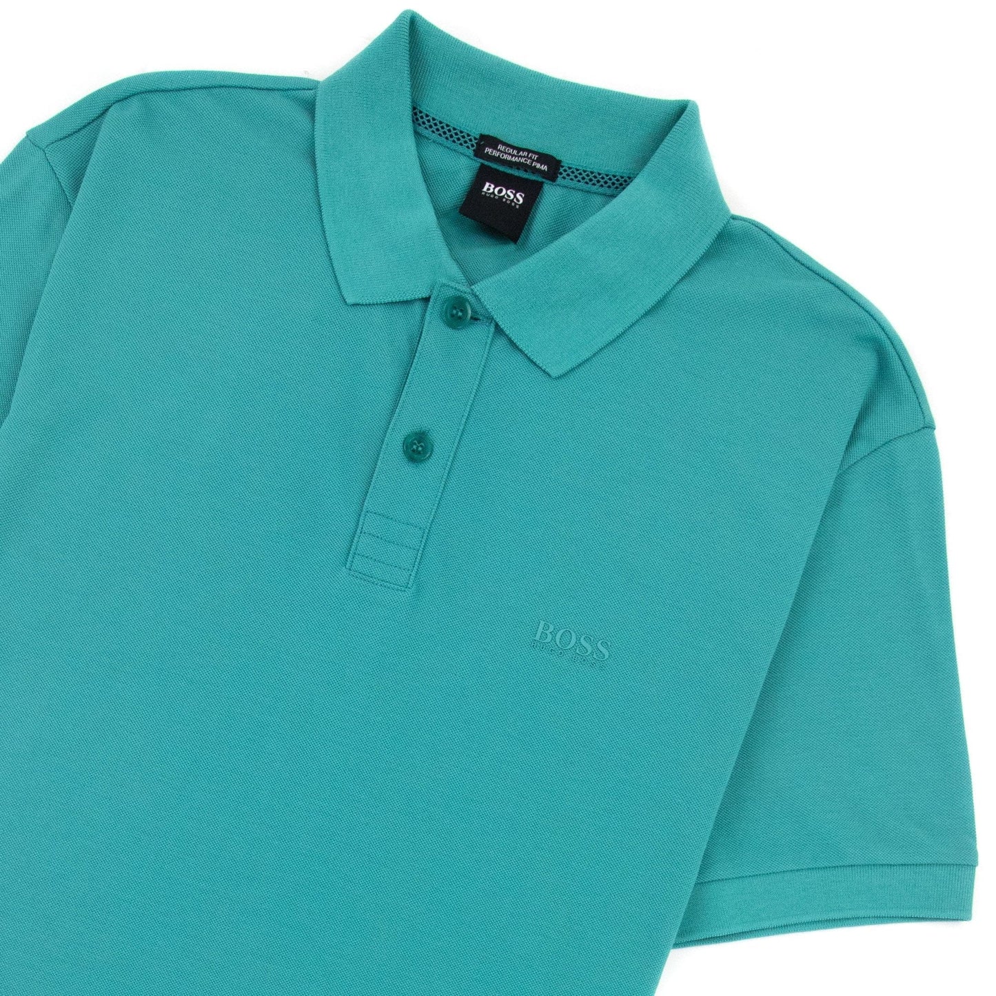 Hugo Boss Piro Logo S/s Polo Turquoise 447